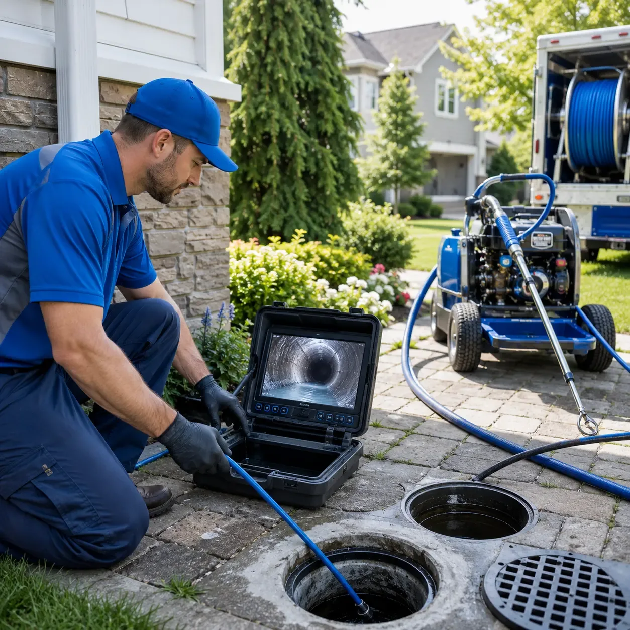Outdoor drain cleaning professionals serving Rensselaer Falls, NY