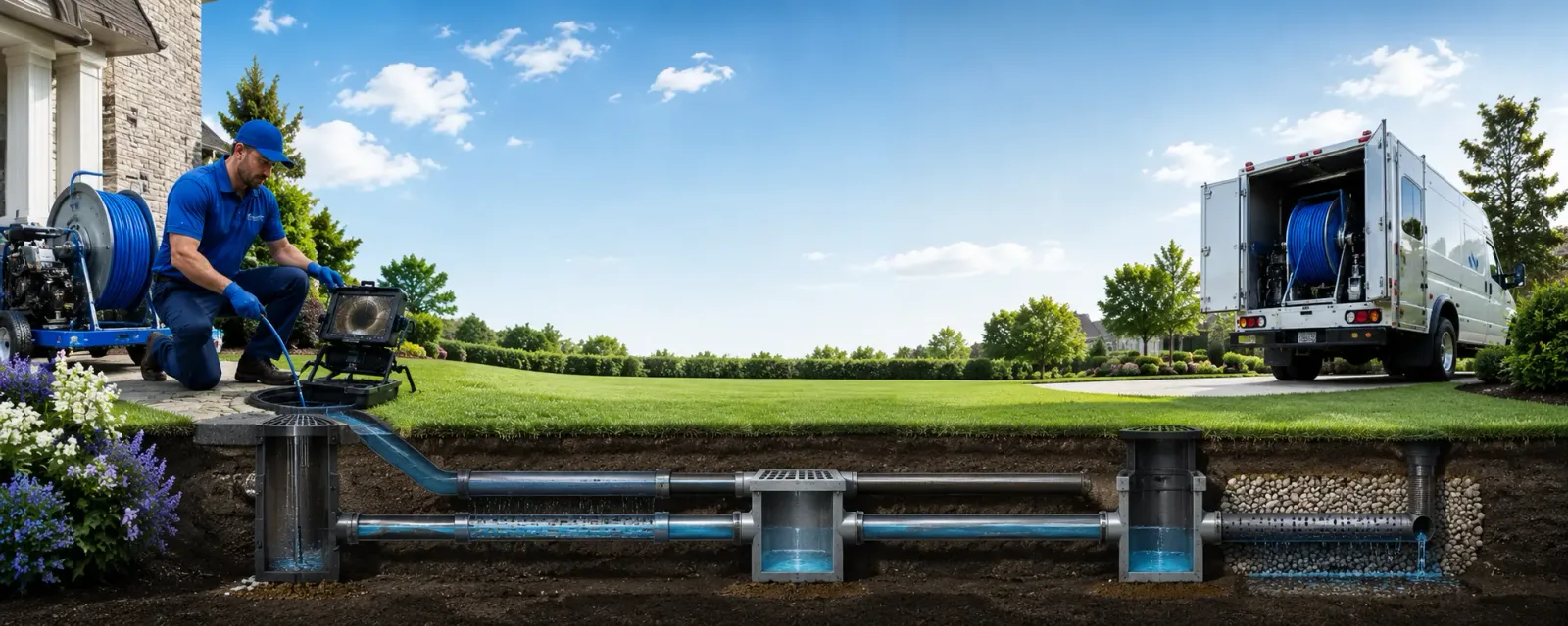 Outdoor drain cleaning information for Rensselaer Falls, NY